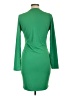 Haute Monde Solid Green Cocktail Dress Size L - photo 2