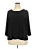 Modern Soul Black 3/4 Sleeve Top Size 2X - photo 1