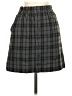 Jolt Plaid Gray Casual Skirt Size S - photo 1