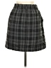 Jolt Plaid Gray Casual Skirt Size S - photo 2