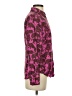 J.Crew Collection 100% Silk Animal Print Pink Blouse Size 00 - photo 4