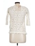 Ya Los Angeles Ivory 3/4 Sleeve Blouse Size L - photo 2