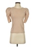NATION LTD Tan Short Sleeve Turtleneck Size XS - photo 1