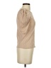 NATION LTD Tan Short Sleeve Turtleneck Size XS - photo 4