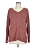 Taylor & Sage Tweed Burgundy Pullover Sweater Size M - photo 1
