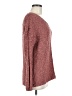 Taylor & Sage Tweed Burgundy Pullover Sweater Size M - photo 4
