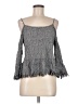 En Creme Gray 3/4 Sleeve Blouse Size M - photo 1