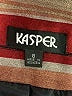 Kasper 100% Polyester Stripes Brown Coat Size 8 - photo 6