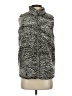 Thread & Supply 100% Polyester Gray Faux Fur Vest Size S - photo 1