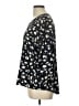 Papermoon 100% Polyester Black 3/4 Sleeve Blouse Size L - photo 5