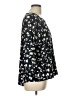Papermoon 100% Polyester Black 3/4 Sleeve Blouse Size L - photo 4