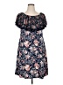 Perseption Concept Paisley Blue Casual Dress Size 1X - photo 1