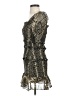 Olivaceous 100% Polyester Paisley Black Cocktail Dress Size S - photo 5