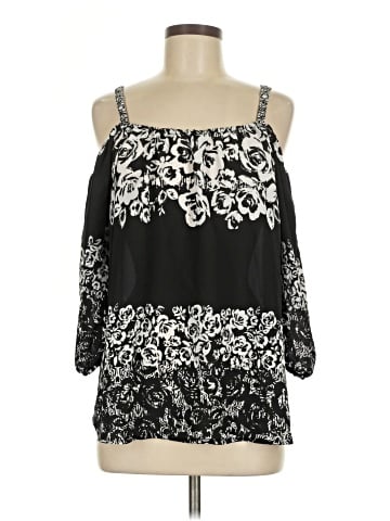 Unique Spectrum 3/4 Sleeve Blouse (view 1)