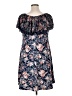 Perseption Concept Paisley Blue Casual Dress Size 1X - photo 2