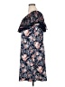 Perseption Concept Paisley Blue Casual Dress Size 1X - photo 5