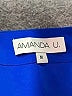 Amanda U. Solid Blue Casual Dress Size M - photo 7