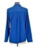 Talbots 100% Polyester Blue Long Sleeve Blouse Size L - photo 2