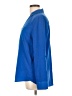 Talbots 100% Polyester Blue Long Sleeve Blouse Size L - photo 5
