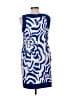 Kim Rogers Graphic Blue Cocktail Dress Size 12 (petite) - photo 2