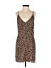 Reformation Animal Print Tan Cocktail Dress Size XS - photo 1