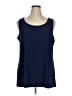 Attitudes by Renee Blue Sleeveless Blouse Size 1X (petite) - photo 1