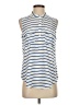 Forever 21 100% Polyester Stripes Ivory Sleeveless Blouse Size S - photo 1