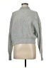 Knot Sisters Solid Gray Turtleneck Sweater Size M - photo 1