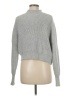 Knot Sisters Solid Gray Turtleneck Sweater Size M - photo 2