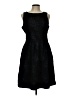 Elle 100% Polyester Paisley Black Cocktail Dress Size 12 - photo 1