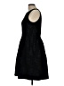 Elle 100% Polyester Paisley Black Cocktail Dress Size 12 - photo 5