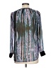 Freebird 100% Polyester Teal Purple 3/4 Sleeve Blouse Size L (estimated) - photo 2