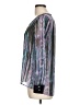 Freebird 100% Polyester Teal Purple 3/4 Sleeve Blouse Size L (estimated) - photo 5