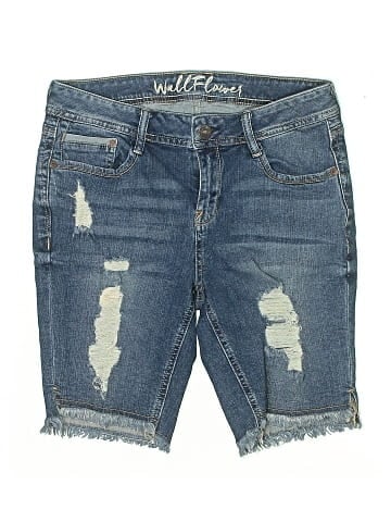 Wallflower Denim Shorts (view 1)