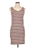 Unbranded Stripes Brown Casual Dress Size L (estimated) - photo 1