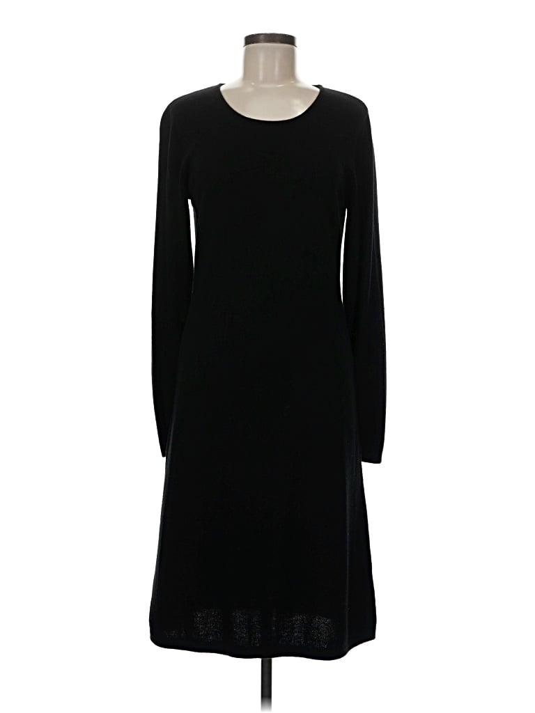 Pre-owned Garnet Hill Casual Dress In Black