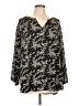 Unbranded Black Long Sleeve Blouse Size L (estimated) - photo 1