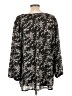 Unbranded Black Long Sleeve Blouse Size L (estimated) - photo 2