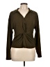 Madewell Brown Long Sleeve Blouse Size L - photo 1