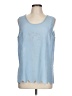 Unbranded 100% Polyester Blue Sleeveless Top Size L - photo 1