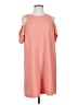Express 100% Polyester Solid Pink Casual Dress Size S - photo 1