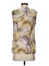 Zanella Gold Sleeveless Blouse Size 4 - photo 2