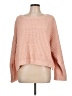 Double Zero Solid Pink Pullover Sweater Size L - photo 1