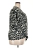 Heimish U.S.A Animal Print Silver Gray Short Sleeve Blouse Size 2X (estimated) - photo 4