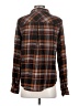 Maurices Plaid Brown Long Sleeve Button-Down Shirt Size S - photo 2