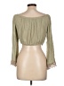 Speed Limit MPH 100% Rayon Green 3/4 Sleeve Blouse Size L - photo 2