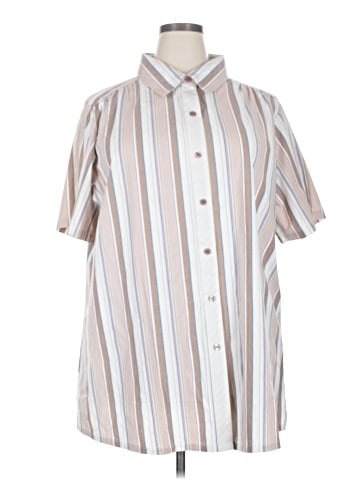 Only Necessities Short Sleeve Button-Down Shirt (view 1)