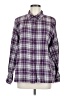 Cabela's Plaid Purple Long Sleeve Button-Down Shirt Size M (estimated) - photo 1