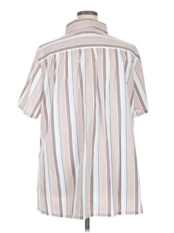 Only Necessities Short Sleeve Button-Down Shirt (view 2)
