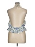 Shein Curve 100% Polyester Blue Sleeveless Blouse Size 16 Plus (2) - photo 2